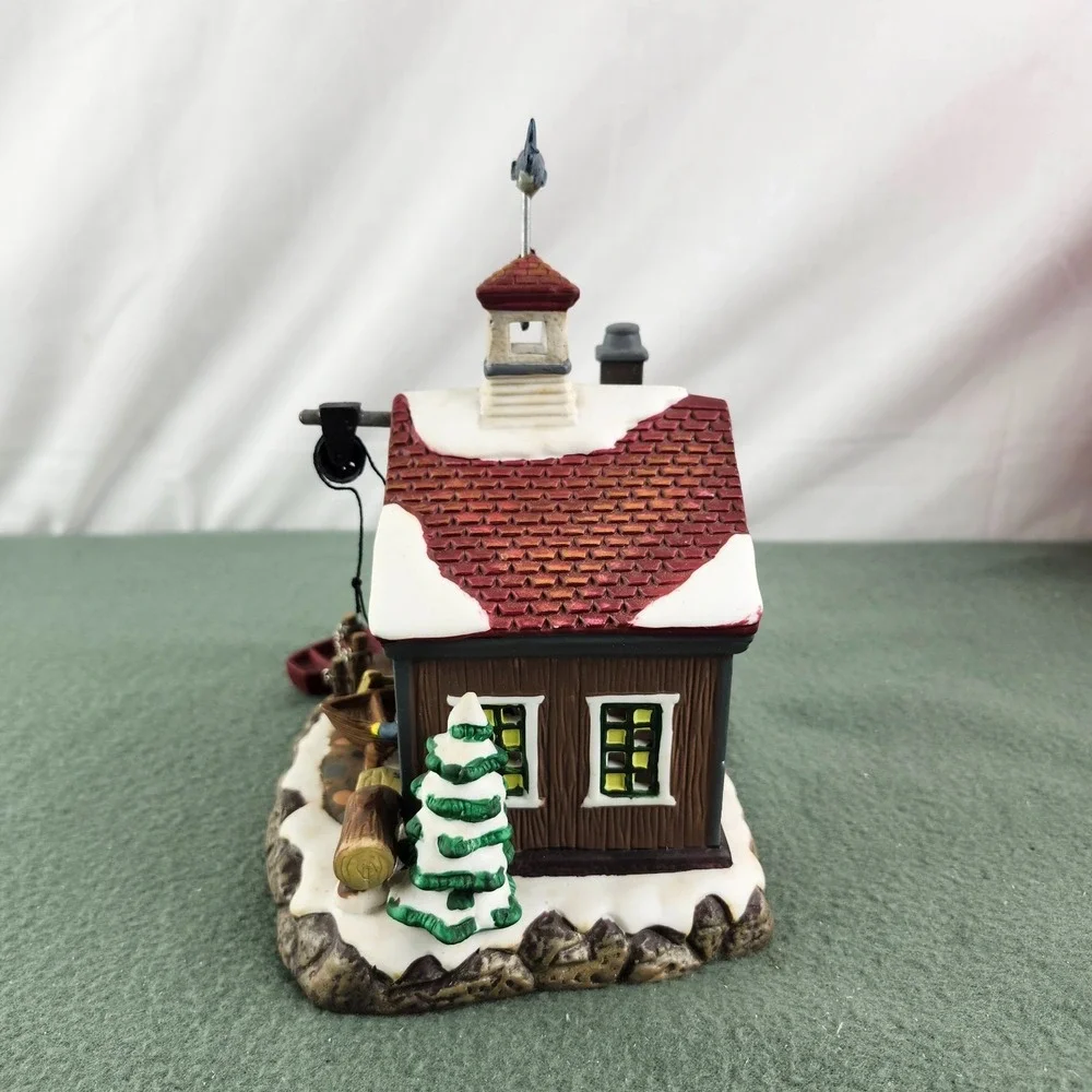 Santa's Workbench Collection Towne Series Salty Dog Boat Shop Christmas Village